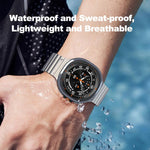 xDfind Ein-Perlen-Uhrenarmband aus massivem Edelstahl mit Bambus-Elementen, passend für Samsung Galaxy Watch8 / Watch8 Classic (22 mm), Samsung Galaxy Watch 7 / 6 / 5 / FE (20 mm) und Samsung Galaxy Fit3 SM-R390 (18 mm).