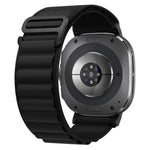 xDfind Schwarzes Nylon-Uhrenarmband mit Schnalle, passend für Samsung Galaxy Watch Ultra 47 mm / Ultra 2025 und Samsung Galaxy Watch8 / 8 Classic