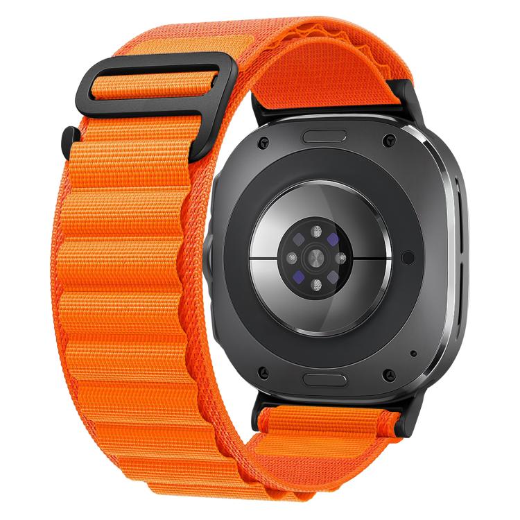 xDfind Schwarzes Nylon-Uhrenarmband mit Schnalle, passend für Samsung Galaxy Watch Ultra 47 mm / Ultra 2025 und Samsung Galaxy Watch8 / 8 Classic