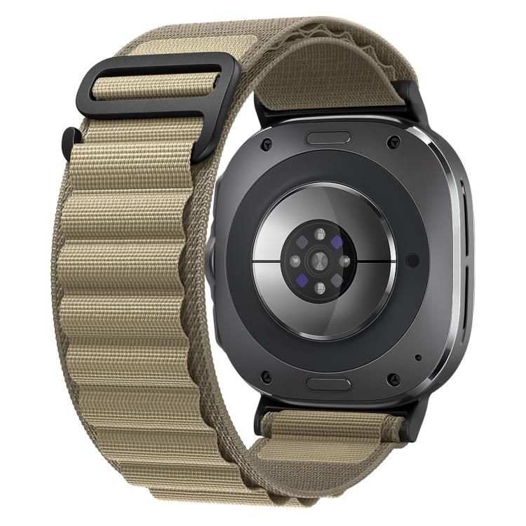 xDfind Schwarzes Nylon-Uhrenarmband mit Schnalle, passend für Samsung Galaxy Watch Ultra 47 mm / Ultra 2025 und Samsung Galaxy Watch8 / 8 Classic