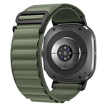 xDfind Schwarzes Nylon-Uhrenarmband mit Schnalle, passend für Samsung Galaxy Watch Ultra 47 mm / Ultra 2025 und Samsung Galaxy Watch8 / 8 Classic