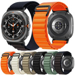 xDfind Schwarzes Nylon-Uhrenarmband mit Schnalle, passend für Samsung Galaxy Watch Ultra 47 mm / Ultra 2025 und Samsung Galaxy Watch8 / 8 Classic