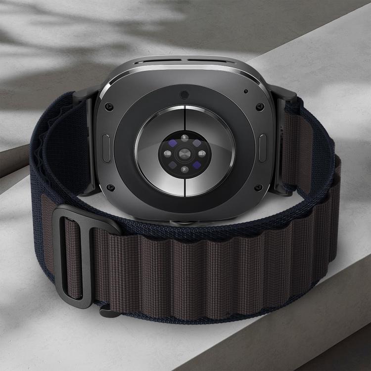 xDfind Schwarzes Nylon-Uhrenarmband mit Schnalle, passend für Samsung Galaxy Watch Ultra 47 mm / Ultra 2025 und Samsung Galaxy Watch8 / 8 Classic