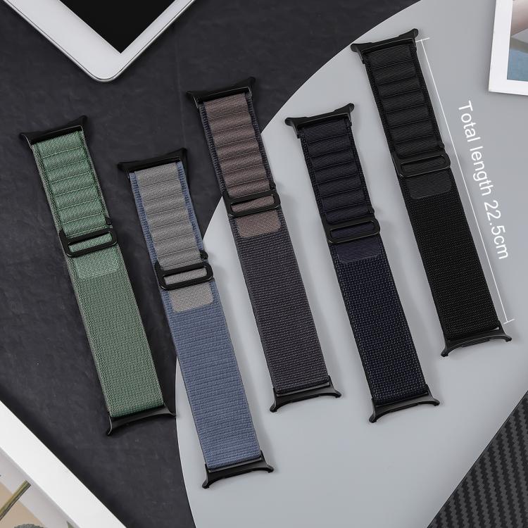 xDfind Schwarzes Nylon-Uhrenarmband mit Schnalle, passend für Samsung Galaxy Watch Ultra 47 mm / Ultra 2025 und Samsung Galaxy Watch8 / 8 Classic