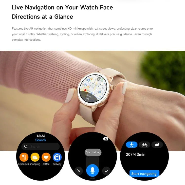 HD X2 Mini Smartwatch mit 1,32 Zoll AMOLED-Bildschirm, IP68 wasserdicht, unterstützt Bluetooth-Anrufe