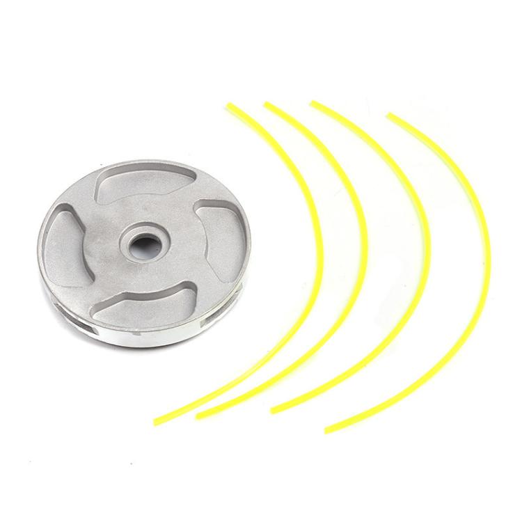 Rasenmäher Aluminiumlegierung Gras-Trimmerkopf mit Kabeln
