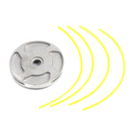 Rasenmäher Aluminiumlegierung Gras-Trimmerkopf mit Kabeln
