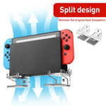Für Nintendo Switch 1 / 2 Acryl-Wandhalterung, geteilt, symmetrisch