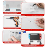Für Nintendo Switch 1 / 2 Acryl-Wandhalterung, geteilt, symmetrisch