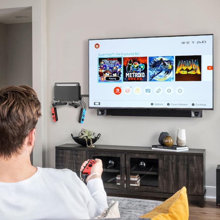 Für Nintendo Switch 1 / 2 Acryl-Wandhalterung, geteilt, symmetrisch