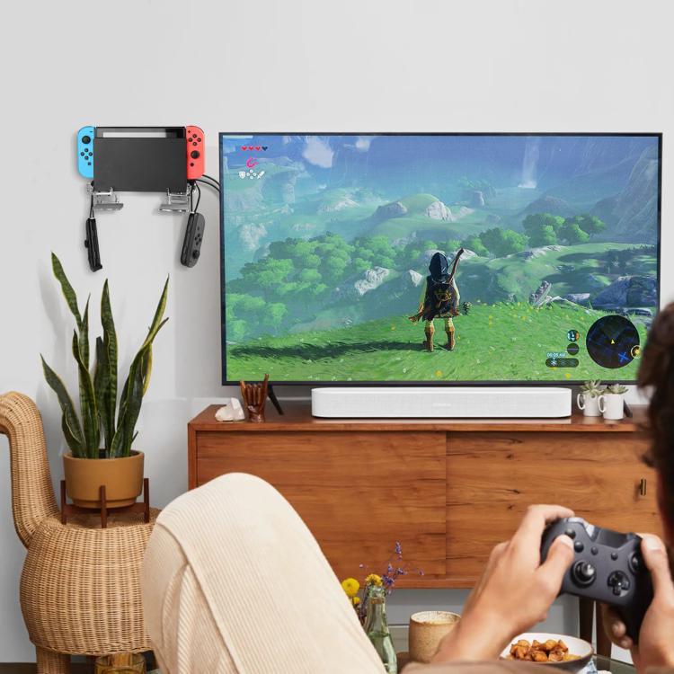 Für Nintendo Switch 1 / 2 Acryl-Wandhalterung, geteilt, symmetrisch