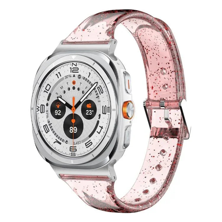 Glitzerndes TPU-Uhrenarmband, für Samsung Galaxy Watch Ultra 47 mm / Ultra 2025