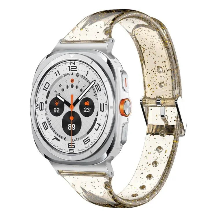 Glitzerndes TPU-Uhrenarmband, für Samsung Galaxy Watch Ultra 47 mm / Ultra 2025