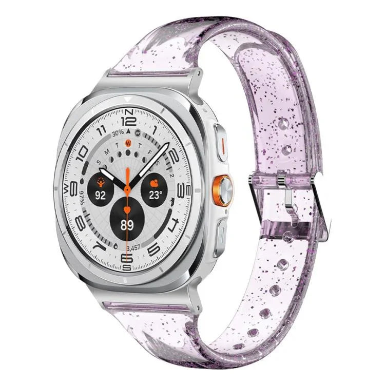 Glitzerndes TPU-Uhrenarmband, für Samsung Galaxy Watch Ultra 47 mm / Ultra 2025