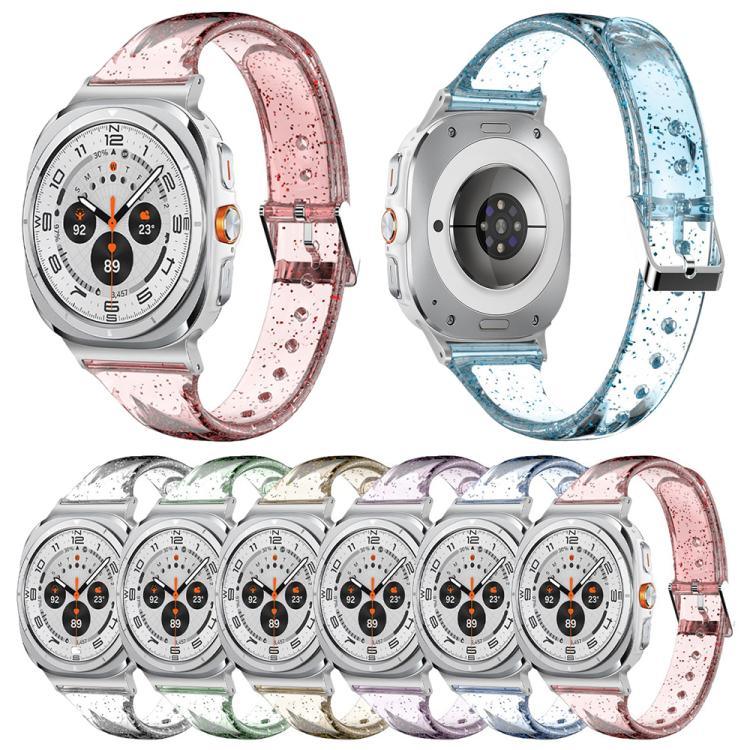 Glitzerndes TPU-Uhrenarmband, für Samsung Galaxy Watch Ultra 47 mm / Ultra 2025