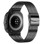Edelstahl-Uhrenarmband mit Schildkrötenverschluss und fünf Perlen, für Samsung Galaxy Watch Ultra 47 mm / Ultra 2025