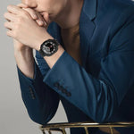 Edelstahl-Uhrenarmband mit Schildkrötenverschluss und fünf Perlen, für Samsung Galaxy Watch Ultra 47 mm / Ultra 2025