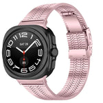 Edelstahl-Uhrenarmband mit Schildkrötenverschluss und fünf Perlen, für Samsung Galaxy Watch Ultra 47 mm / Ultra 2025