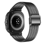 Edelstahl-Uhrenarmband mit sieben Perlen und Dornschließe, für Samsung Galaxy Watch Ultra 47 mm / Ultra 2025