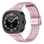 Edelstahl-Uhrenarmband mit sieben Perlen und Dornschließe, für Samsung Galaxy Watch Ultra 47 mm / Ultra 2025