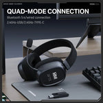 ONIKUMA GT839 Bluetooth 5.4 2.4G kabelgebundenes E-Sport-Gaming-Headset