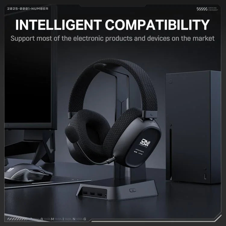 ONIKUMA GT839 Bluetooth 5.4 2.4G kabelgebundenes E-Sport-Gaming-Headset