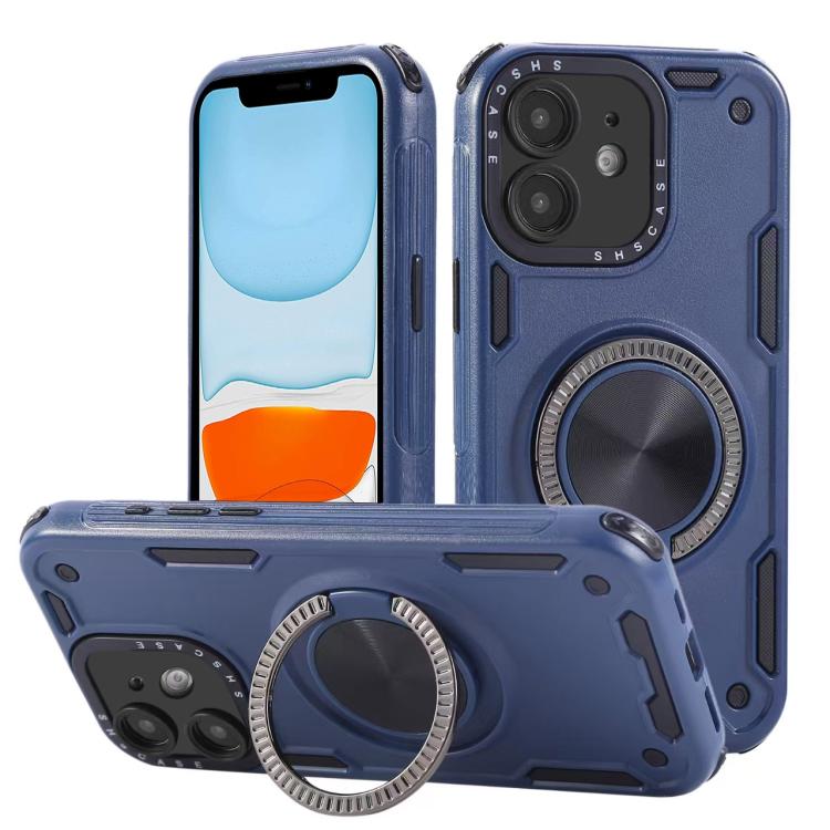 Dreikern-Mecha 360-Grad-Drehbarer Magnetischer Halter Handyhülle, für iPhone 12, für iPhone 12 Pro, für iPhone 11