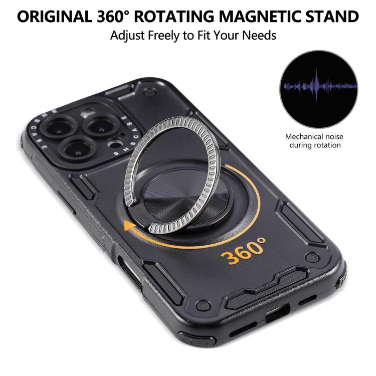 Dreikern-Mecha 360-Grad-Drehbarer Magnetischer Halter Handyhülle, für iPhone 12, für iPhone 12 Pro, für iPhone 11