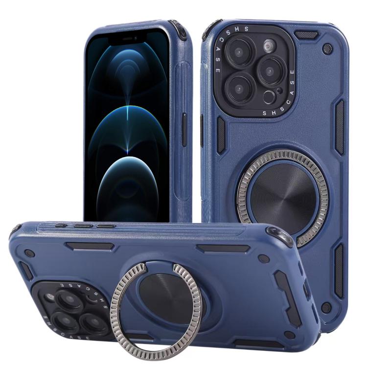 Dreikern-Mecha 360-Grad-Drehbarer Magnetischer Halter Handyhülle, für iPhone 12, für iPhone 12 Pro, für iPhone 11