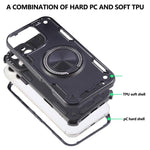 Dreikern-Mecha 360-Grad-Drehbarer Magnetischer Halter Handyhülle, für iPhone 12, für iPhone 12 Pro, für iPhone 11