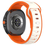 xDfind Dual Color Silicone Watch Band, For Samsung Galaxy Watch8 / Wacth8 Classic