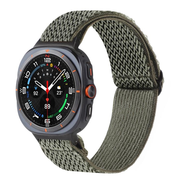 Nylon-Armband mit Wellenmuster, geflochten, für Samsung Galaxy Watch8 / Watch8 Classic