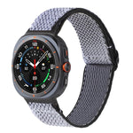 Nylon-Armband mit Wellenmuster, geflochten, für Samsung Galaxy Watch8 / Watch8 Classic