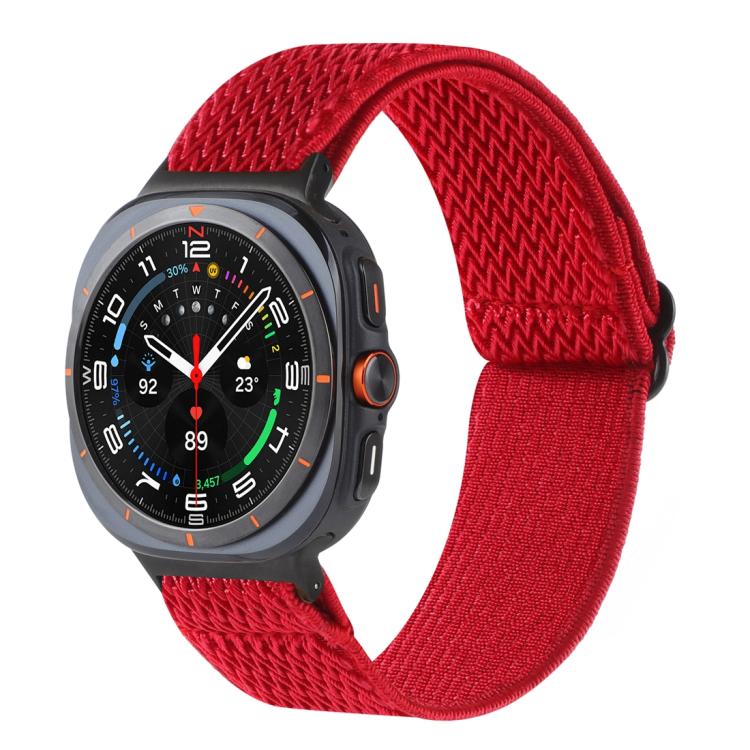 Nylon-Armband mit Wellenmuster, geflochten, für Samsung Galaxy Watch8 / Watch8 Classic