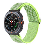 Nylon-Armband mit Wellenmuster, geflochten, für Samsung Galaxy Watch8 / Watch8 Classic