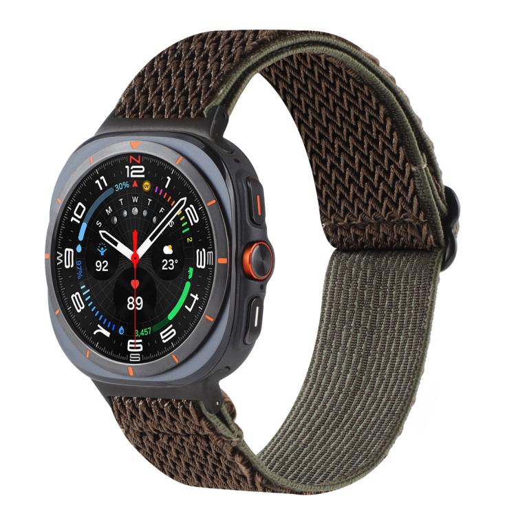 Nylon-Armband mit Wellenmuster, geflochten, für Samsung Galaxy Watch8 / Watch8 Classic