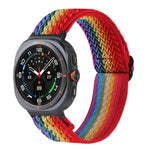 Nylon-Armband mit Wellenmuster, geflochten, für Samsung Galaxy Watch8 / Watch8 Classic