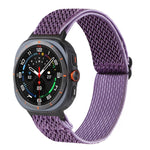 Nylon-Armband mit Wellenmuster, geflochten, für Samsung Galaxy Watch8 / Watch8 Classic