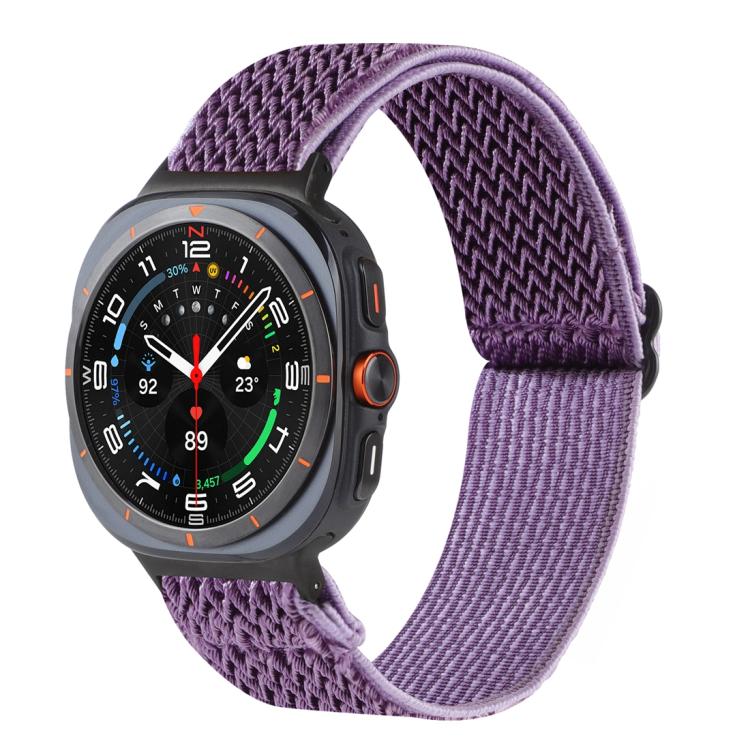 Nylon-Armband mit Wellenmuster, geflochten, für Samsung Galaxy Watch8 / Watch8 Classic