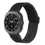 Nylon-Armband mit Wellenmuster, geflochten, für Samsung Galaxy Watch8 / Watch8 Classic