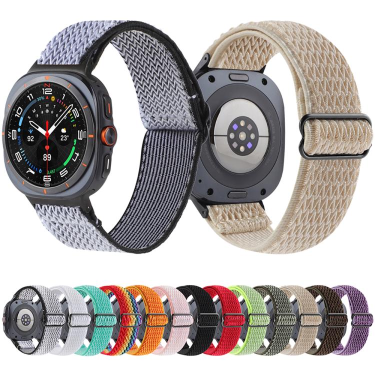 Nylon-Armband mit Wellenmuster, geflochten, für Samsung Galaxy Watch8 / Watch8 Classic
