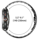 Schmetterlingsschnalle Titanlegierung Uhrenarmband, für Samsung Galaxy Watch8 / Watch8 Classic