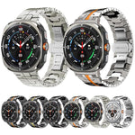 Schmetterlingsschnalle Titanlegierung Uhrenarmband, für Samsung Galaxy Watch8 / Watch8 Classic