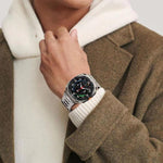 Schmetterlingsschnalle Titanlegierung Uhrenarmband, für Samsung Galaxy Watch8 / Watch8 Classic