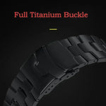 Sicherheitsverschluss-Uhrenarmband aus Titanlegierung, für Samsung Galaxy Watch8 / Watch8 Classic