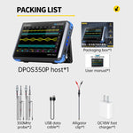 FNIRSI DPOS350P 4 in 1 7 Zoll IPS HD Touchscreen 350M Tablet-Oszilloskop, DPOS350P(US-Stecker), DPOS350P(EU-Stecker)