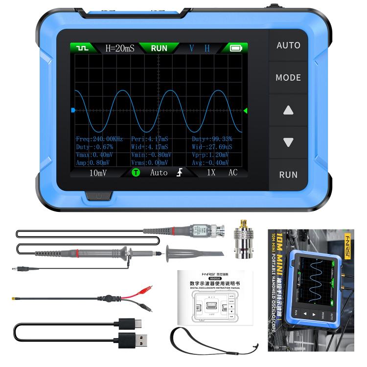 FNIRSI DSO510 Handheld Kleines Digitales Tragbares Tablet-Oszilloskop, DSO510