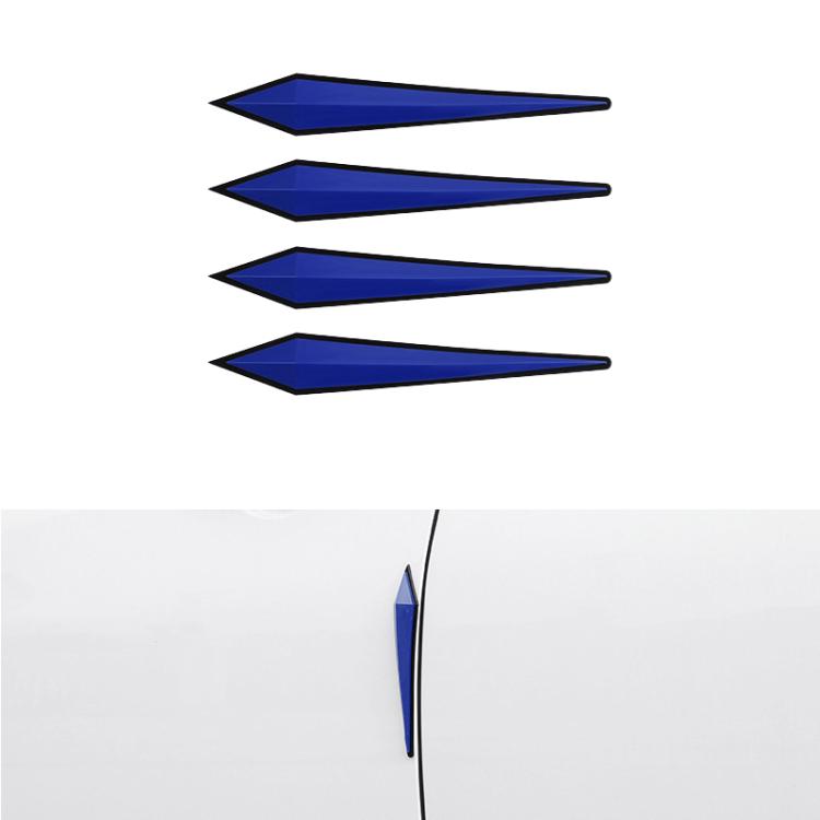 4pcs / Set Car Door Anti-collision PVC Strip, Size: 15x2.5cm, Size: 15x2.5cm