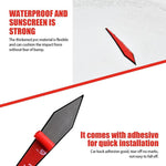 4pcs / Set Car Door Anti-collision PVC Strip, Size: 15x2.5cm, Size: 15x2.5cm