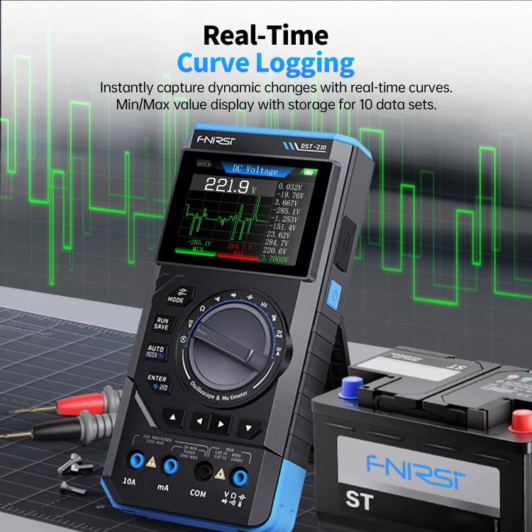FNIRSI DST210 3 in 1 Digitalmultimeter Oszilloskop, DST210
